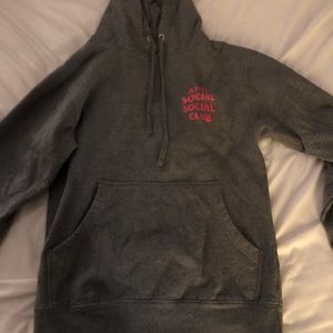 anti social club hoodie